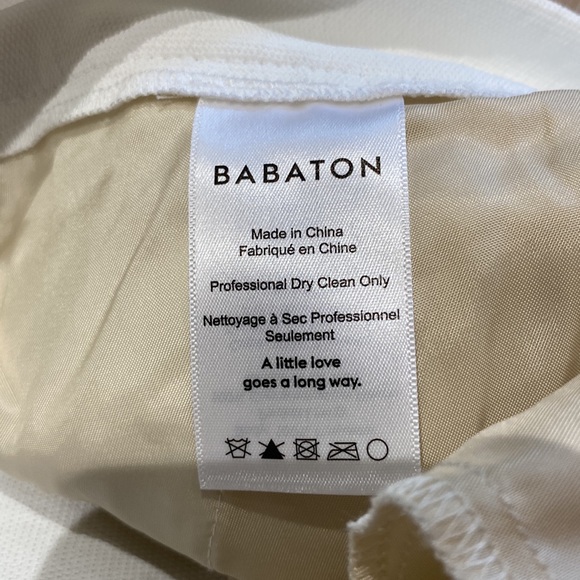 Babaton Cohen Cropped White Pants - Picture 6 of 13